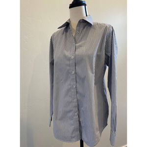 Brooks Brothers Long Sleeve Dress Shirt Women's Size 8 EUC